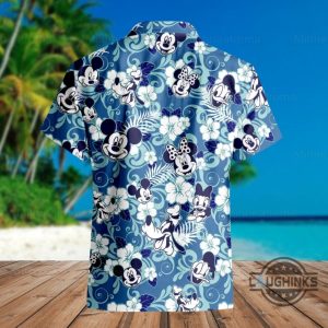 disney button up shirt minnie mouse mickey mouse donald duck floral hawaiian shirt and shorts disneyland aloha beach summer vacation set laughinks 3