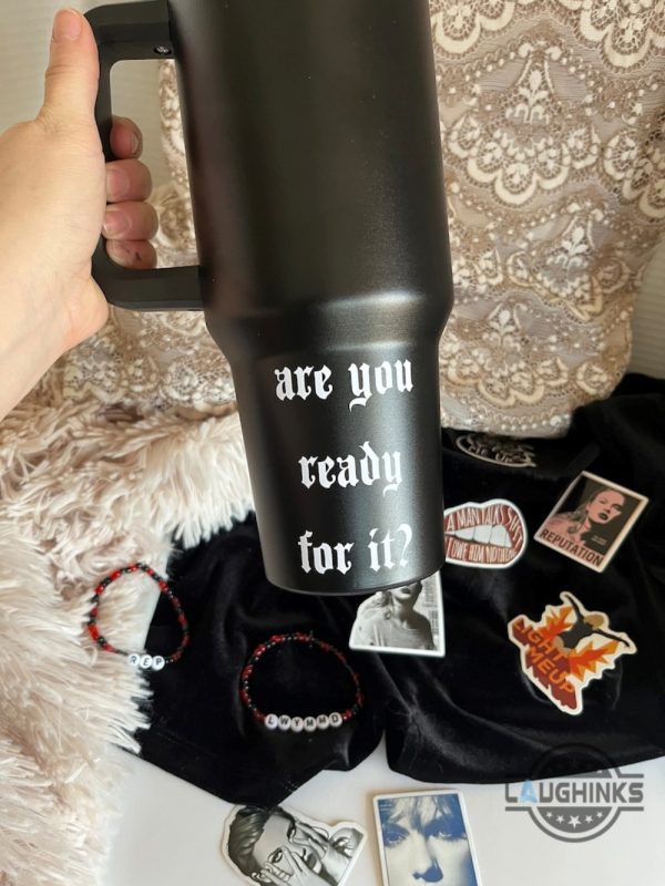 reputation taylor swift tumbler 40 oz black snake stanley cup 40oz dupe dont blame me for what you made me do eras tour reputation travel mugs laughinks 3