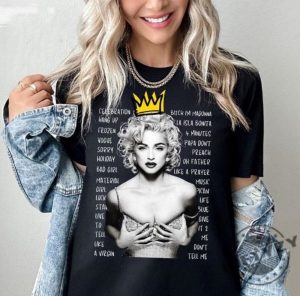 Madonna Shirt The Tour 2024 Sweatshirt Madonna Four Decades Tshirt 2024 Tour Madonna The Celebration Hoodie Four Decades Tour Shirt Unisex Shirt giftyzy 2