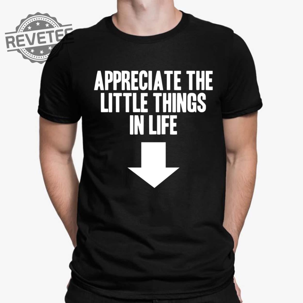 Appreciate The Little Things In Life Shirt Appreciate The Little Things In Life Hoodie Sweatshirt Long Sleeve Shirt Unique
