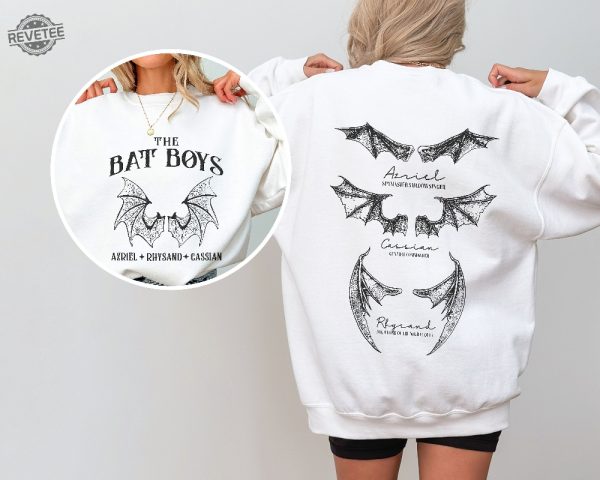 The Bat Boys Shirt Vintage Acotar Bookish Sweatshirt The Night Court Illyrians A Court Of Thorn And Roses Rhysand Cassian Azriel Unique revetee 1