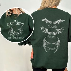 The Bat Boys Shirt Vintage Acotar Bookish Sweatshirt The Night Court Illyrians A Court Of Thorn And Roses Rhysand Cassian Azriel Unique revetee 3