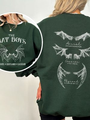 The Bat Boys Shirt Vintage Acotar Bookish Sweatshirt The Night Court Illyrians A Court Of Thorn And Roses Rhysand Cassian Azriel Unique revetee 3