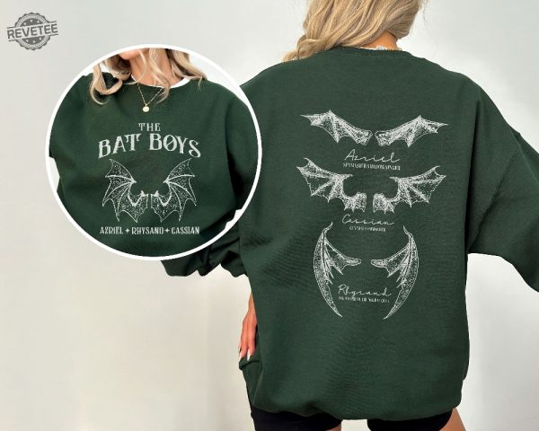 The Bat Boys Shirt Vintage Acotar Bookish Sweatshirt The Night Court Illyrians A Court Of Thorn And Roses Rhysand Cassian Azriel Unique revetee 3