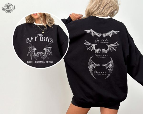 The Bat Boys Shirt Vintage Acotar Bookish Sweatshirt The Night Court Illyrians A Court Of Thorn And Roses Rhysand Cassian Azriel Unique revetee 4