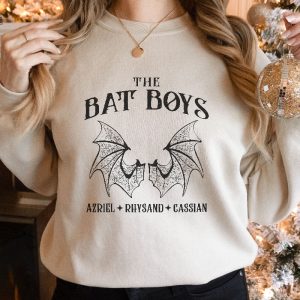 The Bat Boys Shirt Vintage Acotar Bookish Sweatshirt The Night Court Illyrians A Court Of Thorn And Roses Rhysand Cassian Azriel Unique revetee 5