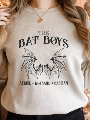 The Bat Boys Shirt Vintage Acotar Bookish Sweatshirt The Night Court Illyrians A Court Of Thorn And Roses Rhysand Cassian Azriel Unique revetee 5