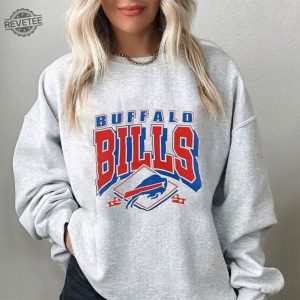 Vintage Buffalo Football Sweatshirt Buffalo Shirt Buffalo Football Crewneck Buffalo New York Buffalo Fan Gift Football Sweatshirt Unique revetee 2