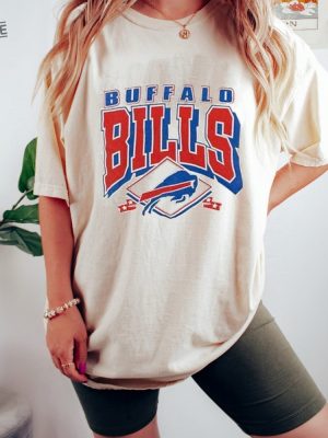 Vintage Buffalo Football Sweatshirt Buffalo Shirt Buffalo Football Crewneck Buffalo New York Buffalo Fan Gift Football Sweatshirt Unique revetee 5