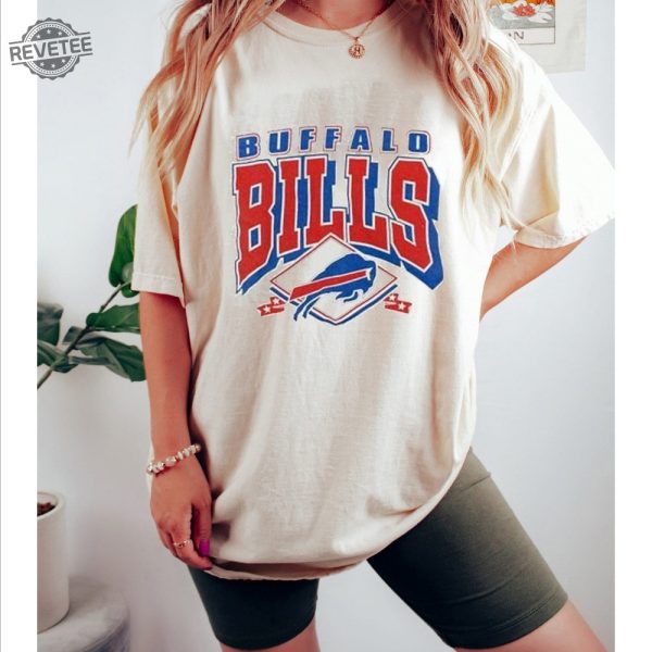 Vintage Buffalo Football Sweatshirt Buffalo Shirt Buffalo Football Crewneck Buffalo New York Buffalo Fan Gift Football Sweatshirt Unique revetee 5
