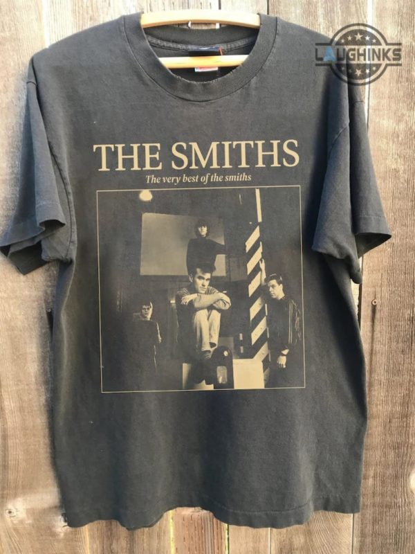 the smiths shirt hoodie sweatshirt mens womens reprint the smiths album tee the very best of the smiths rock band gift for fans laughinks 1