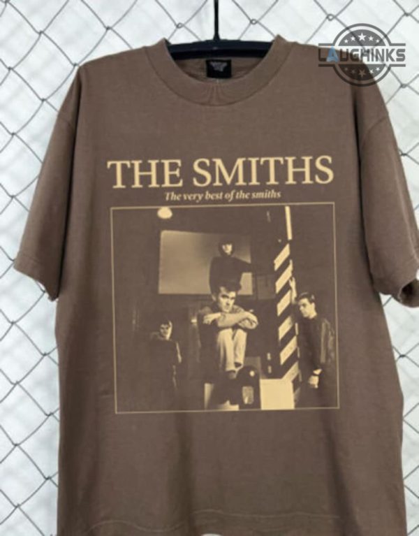 the smiths shirt hoodie sweatshirt mens womens reprint the smiths album tee the very best of the smiths rock band gift for fans laughinks 2