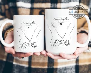 valentines day mug personalized matching couple mugs pinky forever together coffee mug camping travel cups funny valentines day gift laughinks 1