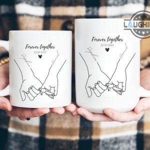 valentines day mug personalized matching couple mugs pinky forever together coffee mug camping travel cups funny valentines day gift laughinks 1