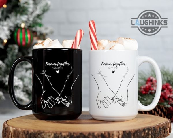 valentines day mug personalized matching couple mugs pinky forever together coffee mug camping travel cups funny valentines day gift laughinks 2