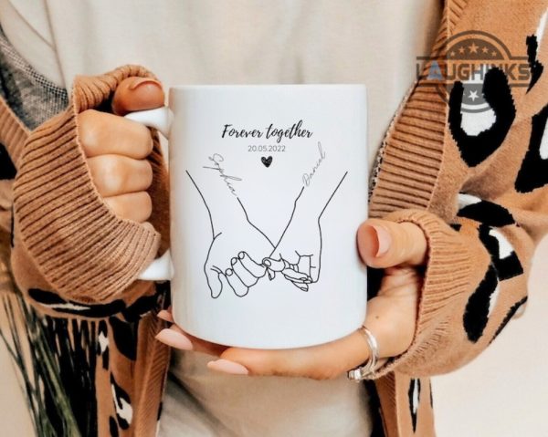 valentines day mug personalized matching couple mugs pinky forever together coffee mug camping travel cups funny valentines day gift laughinks 3