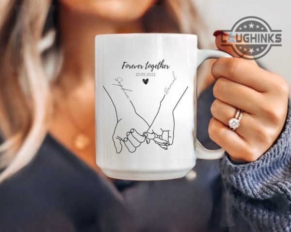 valentines day mug personalized matching couple mugs pinky forever together coffee mug camping travel cups funny valentines day gift laughinks 4