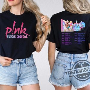 Pink Summer Carnival 2024 Shirt Trustfall Album Sweatshirt Pink Singer Tour Music Festival Shirt Concert Apparel Tour Shirt trendingnowe 2