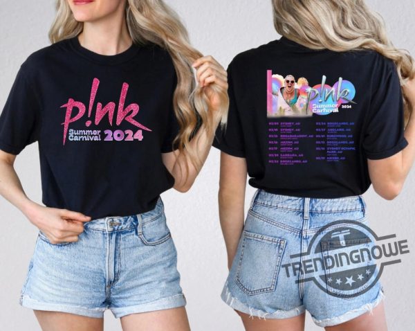 Pink Summer Carnival 2024 Shirt Trustfall Album Sweatshirt Pink Singer Tour Music Festival Shirt Concert Apparel Tour Shirt trendingnowe 2