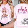 Pink Singer Summer Carnival 2024 Tour Shirt Pink Fan Lovers Shirt Music Tour 2024 Shirt Trustfall Album Shirt Concert 2024 Pink Shirt trendingnowe 1