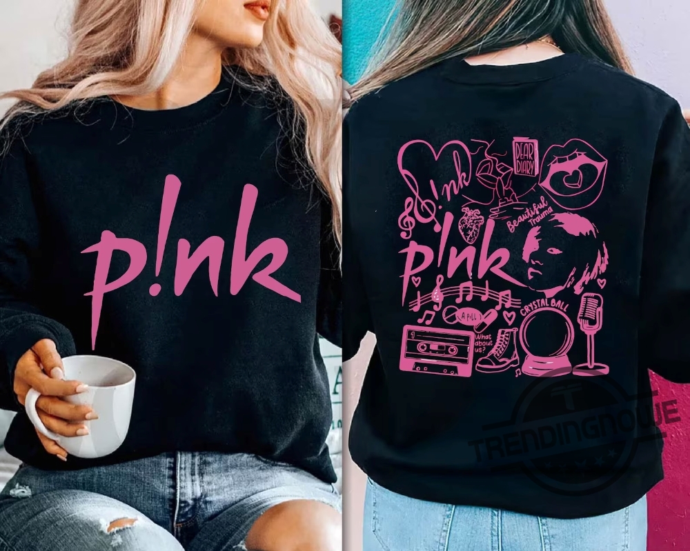 Pink Summer 2024 Tour Shirt Pink Fan Lovers Shirt Music Tour 2024 Shirt Trustfall Album Shirt Concert 2024 Pink Shirt