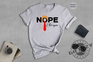 Nope Not Again Shirt Trump 2024 Sweatshirt Anti Biden Tshirt Political 2024 Election Hoodie Voting Trump Nope Shirt giftyzy 3