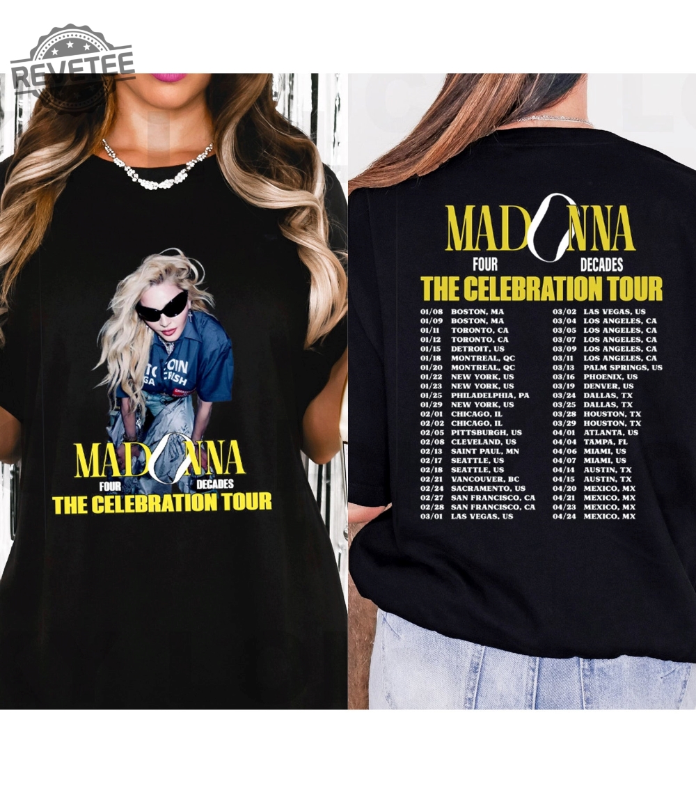 Madonna The Celebration Tour 2024 T Shirt Madonna Shirt Fan Gifts Madonna Vintage Shirt Madonna Concert Shirt Madonna Graphic Shirt Unique