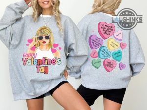 taylor swift valentines shirt sweatshirt hoodie mens womens taylors version conversation hearts tshirt groovy swifties full album happy valentines day gift laughinks 2