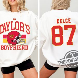 Taylor And Travis Sweatshirt Go Taylors Boyfriend Sweatshirt Football Era Sweatshirt Vintage Karma Is The Guy Taylors Boyfriend Shirt trendingnowe 2
