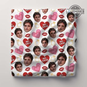 jacob elordi blanket mrs elordi valentines hearts blankets velvety cozy plush fleece sherpa snl saltburn movies valentines day gift for her laughinks 2