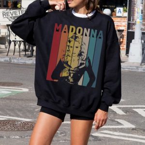Retro Madonna The Tour 2024 Sweatshirt Madonna Four Decades Tshirt Madonna Album Merch The Celebration Tour Tee Gift For Fan Unique revetee 2