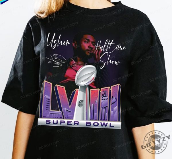 Vintage Bootleg Usher Shirt Rap Tee 90S Usher Hoodie Super Bowl 2024 Usher Tshirt Usher Halftime Show Sweatshirt Super Bowl Las Vegas Halftime Show Shirt giftyzy 1