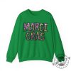 Mardi Gras Shirt Cute Mardi Gras Sweater Louisiana Parade Krewe Tshirt New Orleans Sweatshirt Flower De Luce Hoodie Faux Glitter Design Printed On Shirt giftyzy 4