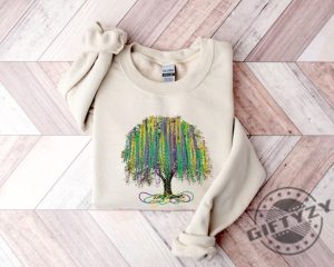 Mardi Gras Bead Tree Shirt Mardi Gras Nola Tshirt Mardi Gras Louisiana Hoodie New Orleans Sweatshirt Louisiana Shirt giftyzy 2