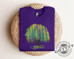 Mardi Gras Bead Tree Shirt Mardi Gras Nola Tshirt Mardi Gras Louisiana Hoodie New Orleans Sweatshirt Louisiana Shirt giftyzy 4