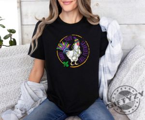 Mardi Gras Chicken Shirt Shake Your Tail Feather Nola Sweatshirt Fat Tuesday Carnival Hoodie Fleur De Lis New Orleans Tshirt Mardi Gras Shirt giftyzy 4