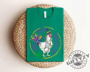 Mardi Gras Chicken Shirt Shake Your Tail Feather Nola Sweatshirt Fat Tuesday Carnival Hoodie Fleur De Lis New Orleans Tshirt Mardi Gras Shirt giftyzy 6