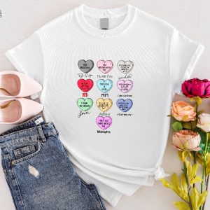 Taylors Version Sweatshirt Candy Hearts Shirt Swiftie Fan Gift Hoodie Taylor Valentine Long Sleeve Ts Valentines Shirt Unique revetee 4