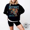 Detroit Football Shirt Lions Football Crewneck Sweatshirt Bootleg Detroit Football Tshirt Detroit Sports Hoodie Detroit Football Shirt giftyzy 7