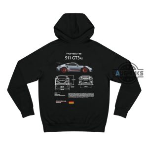 porsche 911 sweatshirt tshirt hoodie mens womens 2 sided porsche 911 gt3 rs shirts gift for car guys introduced in 2003 motorsport tee laughinks 1