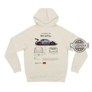 porsche 911 sweatshirt tshirt hoodie mens womens 2 sided porsche 911 gt3 rs shirts gift for car guys introduced in 2003 motorsport tee laughinks 4