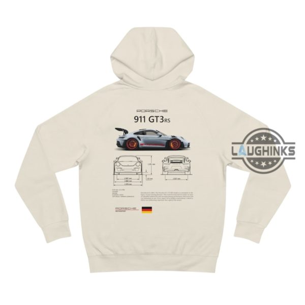 porsche 911 sweatshirt tshirt hoodie mens womens 2 sided porsche 911 gt3 rs shirts gift for car guys introduced in 2003 motorsport tee laughinks 4