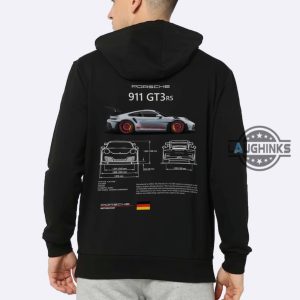 porsche 911 sweatshirt tshirt hoodie mens womens 2 sided porsche 911 gt3 rs shirts gift for car guys introduced in 2003 motorsport tee laughinks 5