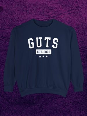 Olivia Rodrigo Guts Sweatshirt Guts Tour Shirt Sweater Livies Merch Guts Album Hoodie Est Shirt Olivia Rodrigo Guts Tour revetee 4