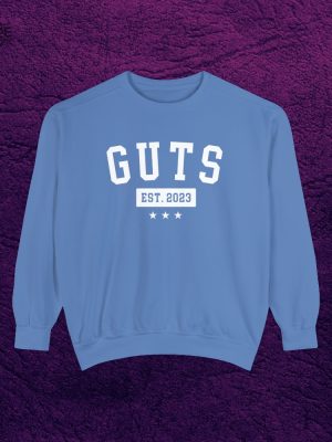 Olivia Rodrigo Guts Sweatshirt Guts Tour Shirt Sweater Livies Merch Guts Album Hoodie Est Shirt Olivia Rodrigo Guts Tour revetee 5