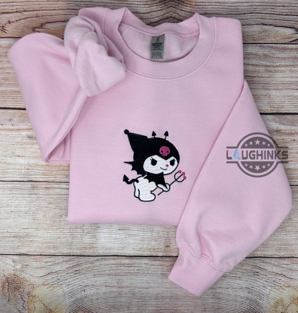 Kuromi Hoodie Tshirt Sweatshirt Mens Womens Embroidered Sanrio ...