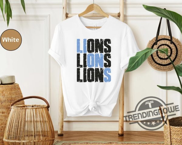 Lions Shirt Football Lover T Shirt Lions Gift Fan Shirt Game Day Tee Shirt trendingnowe 2