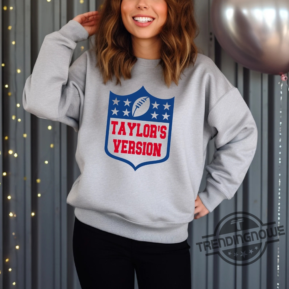 Tays Version Football Sweatshirt Go Taylors Boyfriend Sweatshirt Funny Football Eye Catching Concert Shirt Eras Tour Sweatshirt