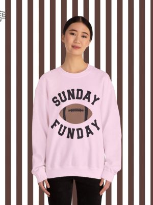 Sunday Funday Sweatshirt Superbowl Shirt Football Sweatshirt Women Football Shirt Game Day Team Halftime Superbowl 2024 Tailgate Unique revetee 5