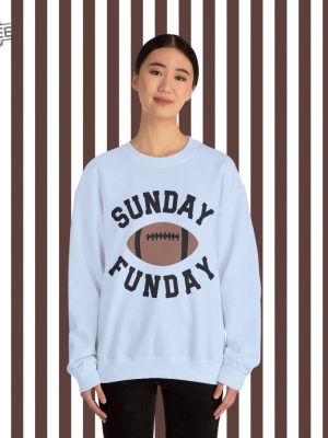 Sunday Funday Sweatshirt Superbowl Shirt Football Sweatshirt Women Football Shirt Game Day Team Halftime Superbowl 2024 Tailgate Unique revetee 6